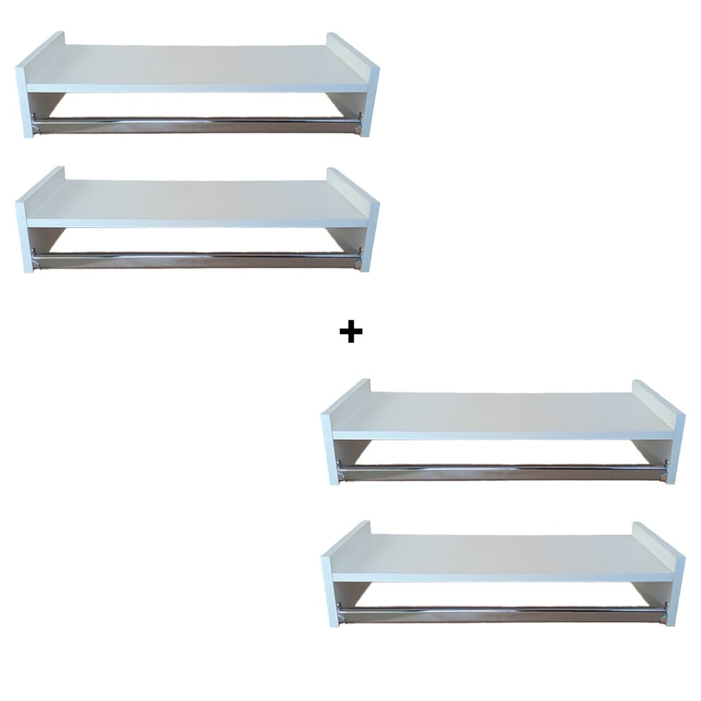 Closet 4 Cabideiro de Parede Quarto Arara de roupas