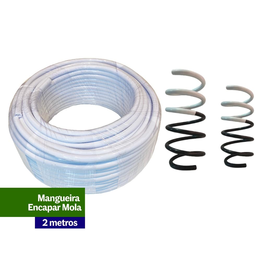 Mangueira Encapar Mola 2M Leitosa Universal 13mm - 2 Metros