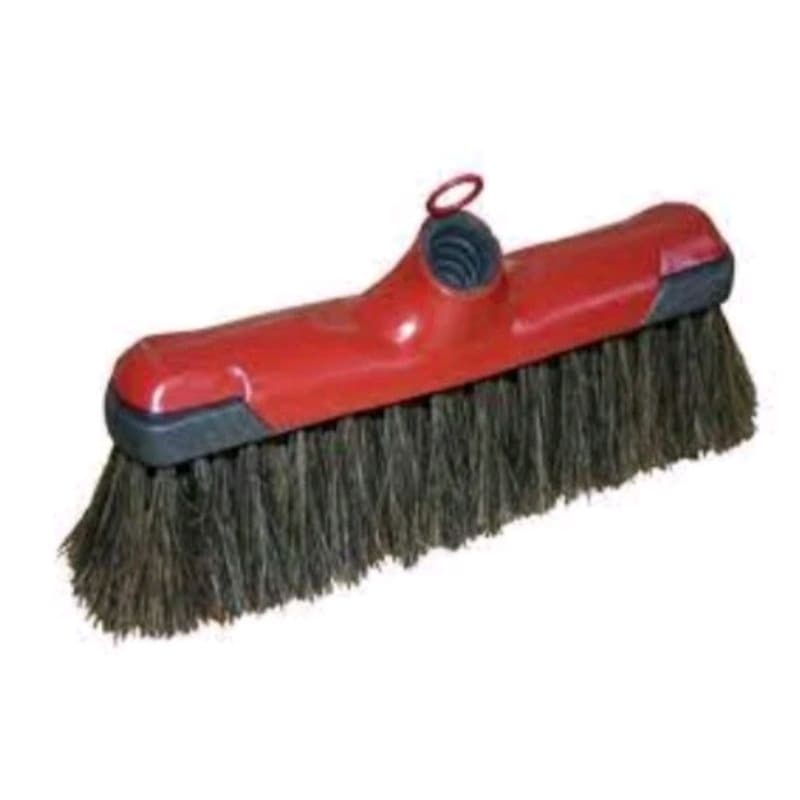 vassoura pelo de crina  100% natural com cabo