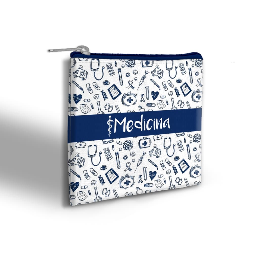 Porta Jaleco Medicina Azul – Organizadora Profissional