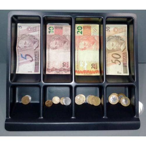 Porta Notas Niqueleira Gaveta Caixa Dinheiro