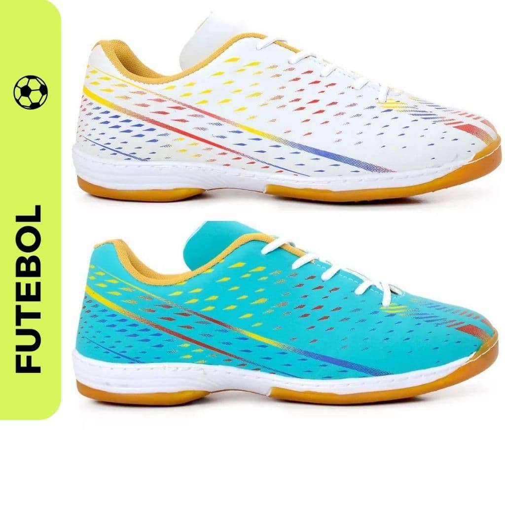 Chuteira Futsal Tênis Futebol de Salão Quadra Antiderrapante