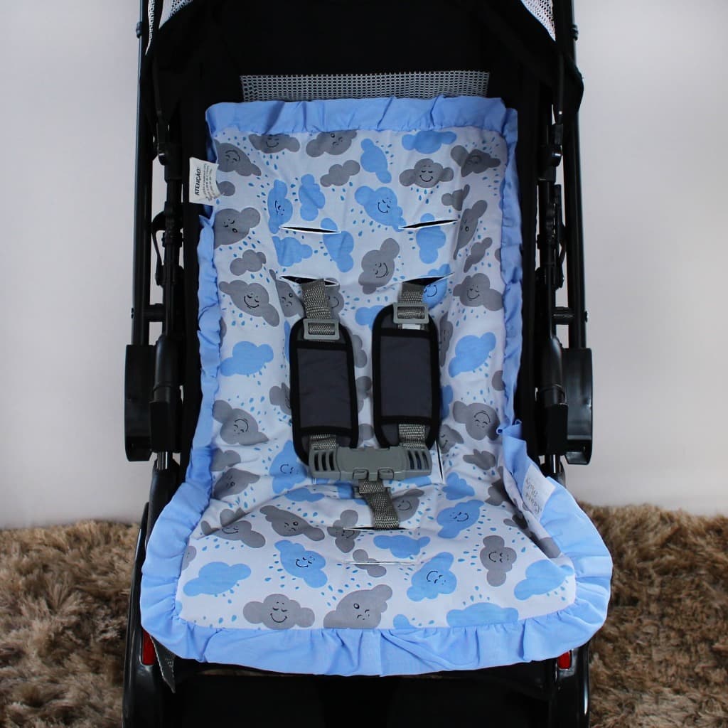 Capa Para Carrinho MT Acolchoado Macio Menino Menina