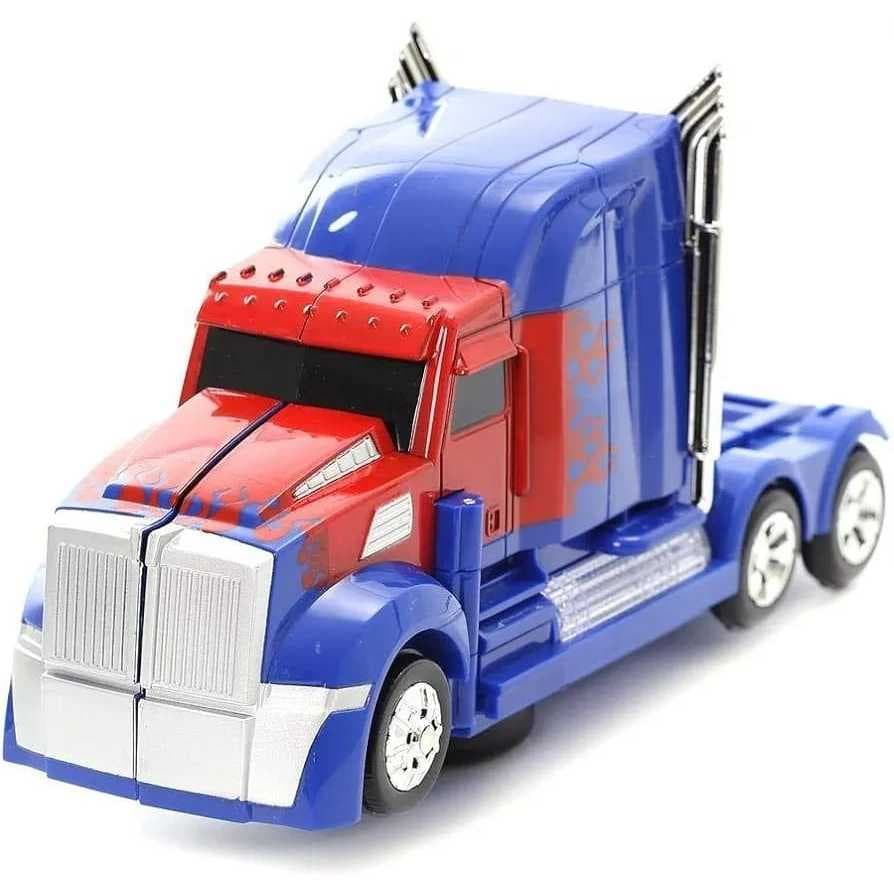 Caminhão Transformers Vira Robô Optimus Prime Luz Brinquedo