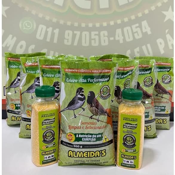 COLEIRO ALTA PERFORMANCE - Fardo c/ 10 + 2 canjiquinhas