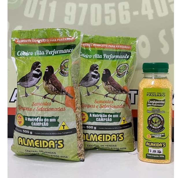 Kit Alta Performance - 2 COLEIRO e 1 CANJIQUINHA