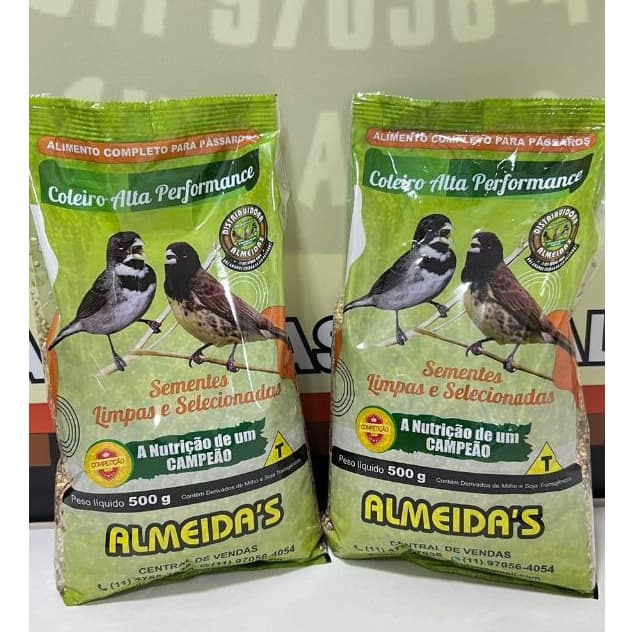 Kit 2 COLEIRO ALTA PERFORMANCE, 500G cada