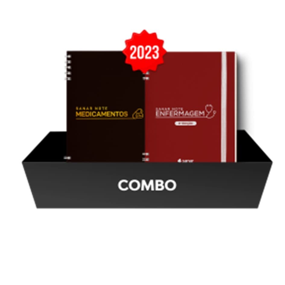 Sanar Note Medicamentos + Sanar Note Enfermagem (3ª edição)