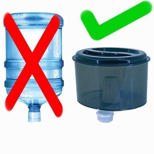 Filtrador 4L Galão Reservatório Superior Para Suporte Bebedouro de Agua + Boia + Vela