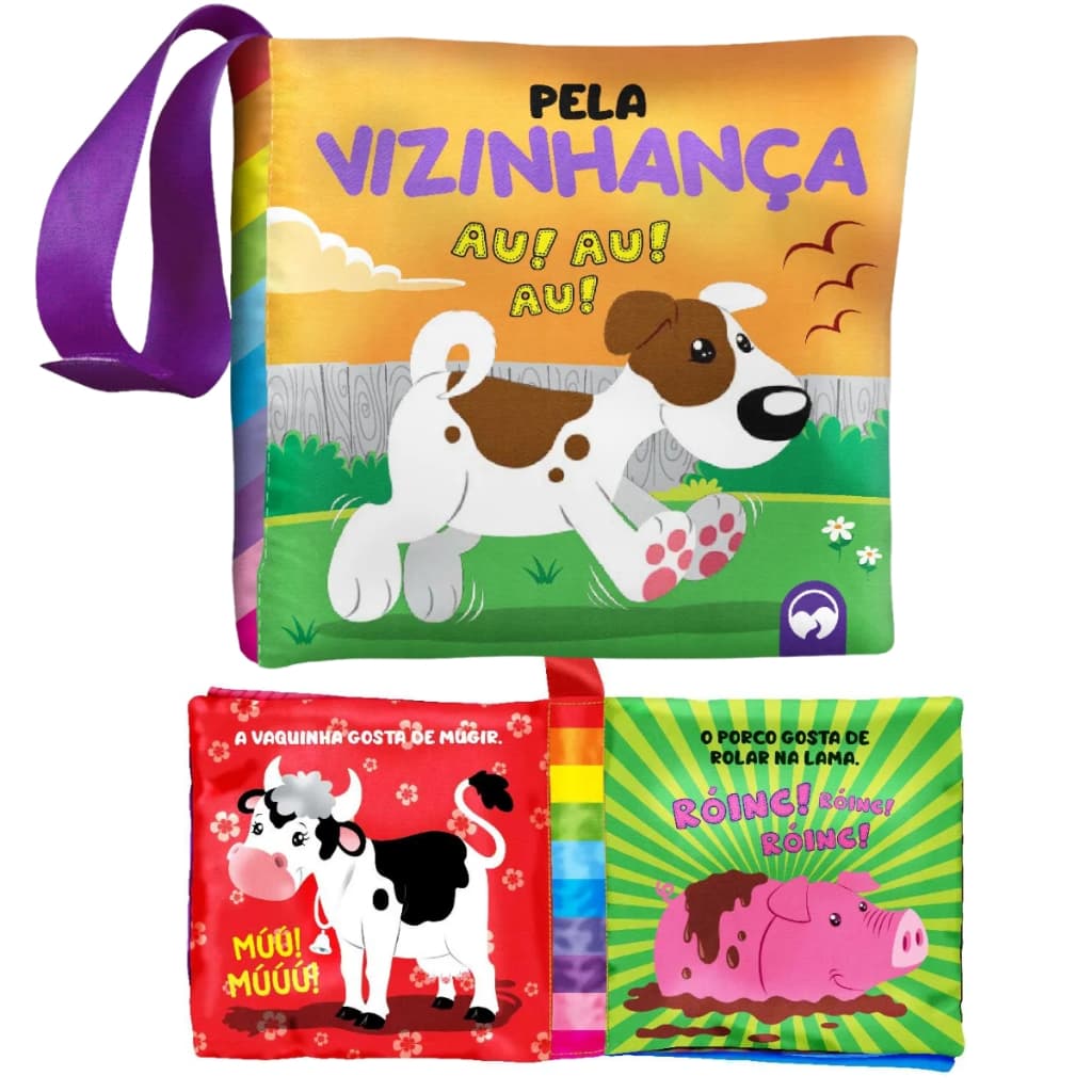 Livro do Bebê Sensorial de Pano Livro de Tecido Infantil Livro para Bebe