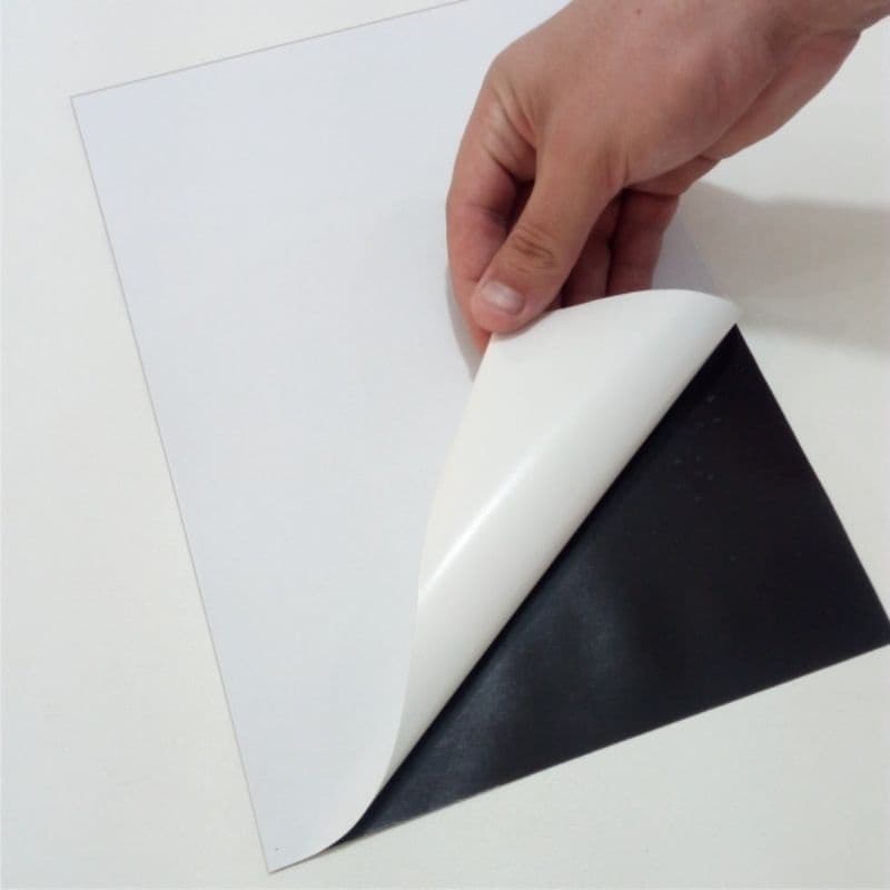 Folha A4 Manta Magnética Imã Geladeira Adesiva