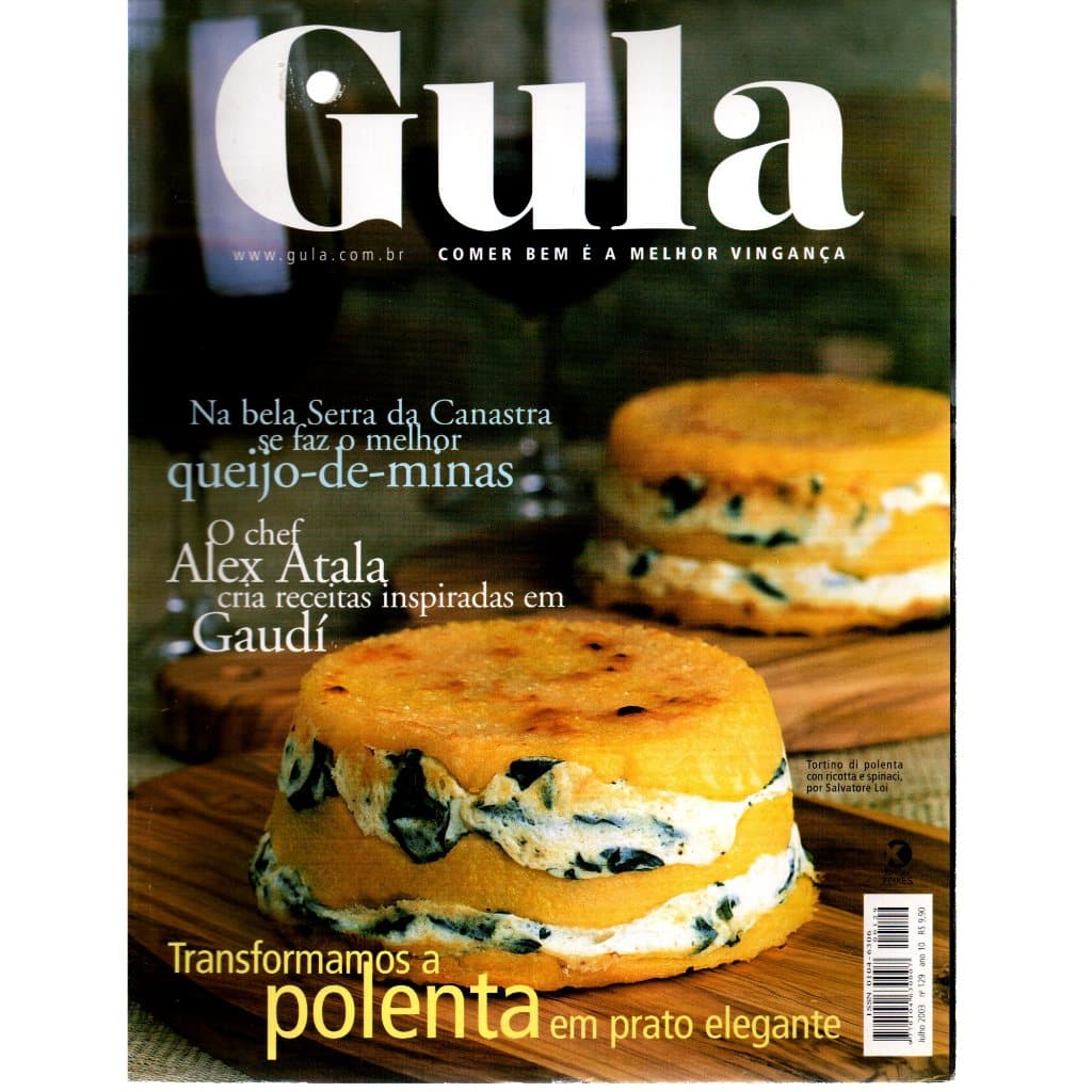 Revista Gula, Comer Bem É A Melhor Vingança, Nº 129, Julho De 2003