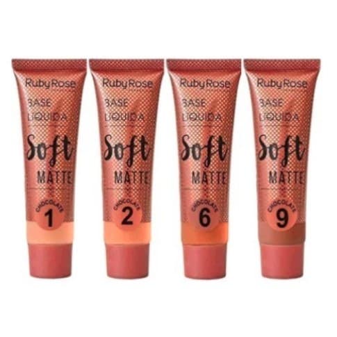 Base Líquida Soft Matte Chocolate HB8050 Ruby Rose