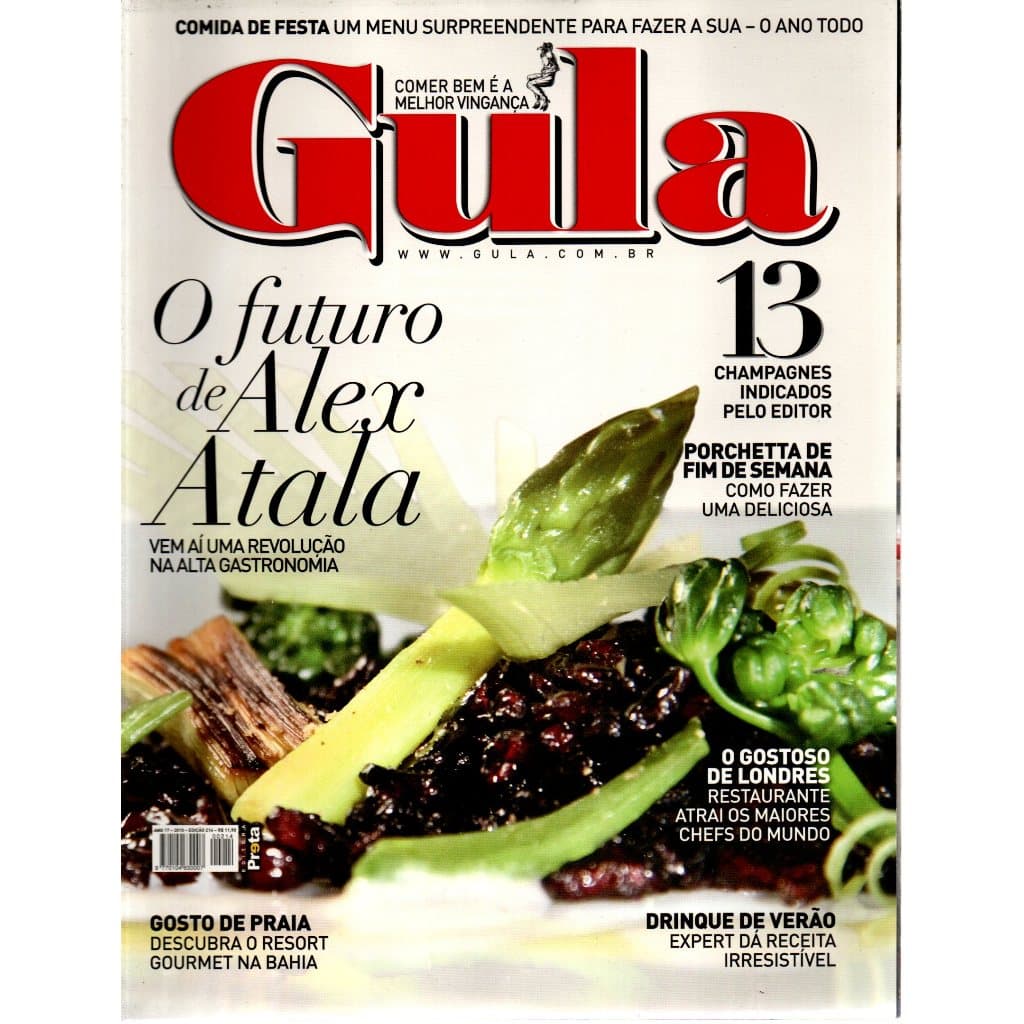 Revista Gula, Comer Bem É A Melhor Vingança, Nº 214, De 2010