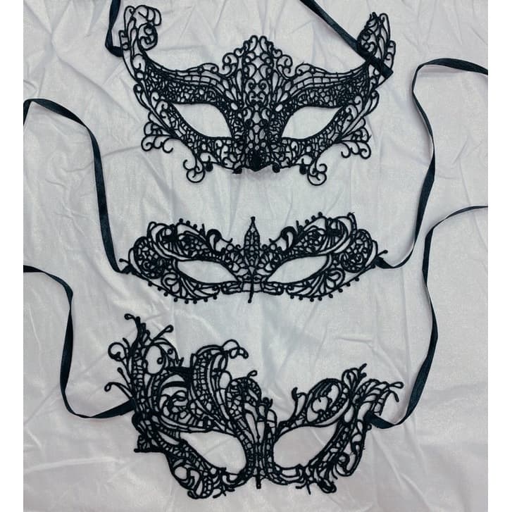 máscara de renda preta festa fantasia , baile , halloween , carnaval etc