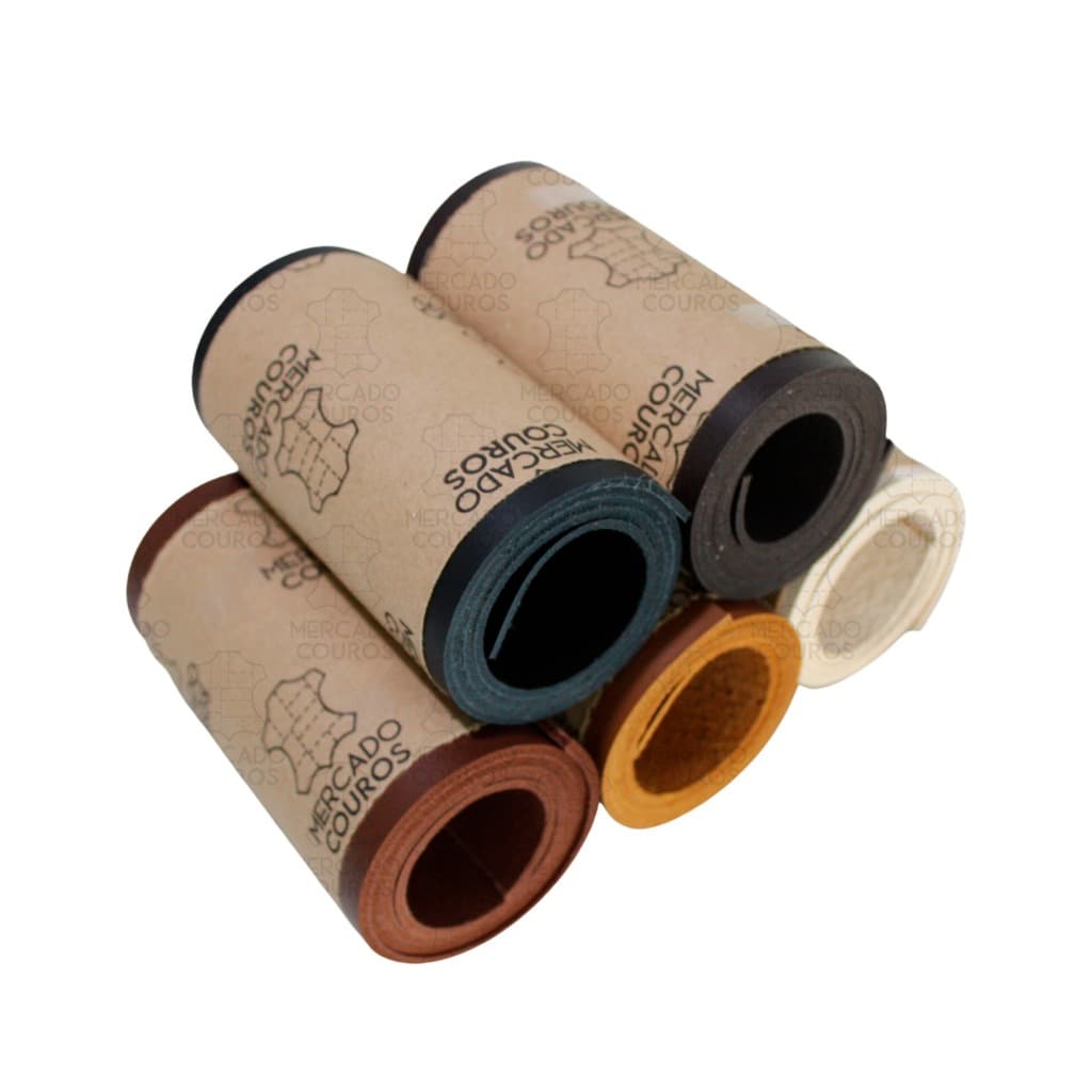 Retalho Couro Soleta Crú, 30x15 cm  P/ Carteira Bainha Cutelaria Cinto STROP