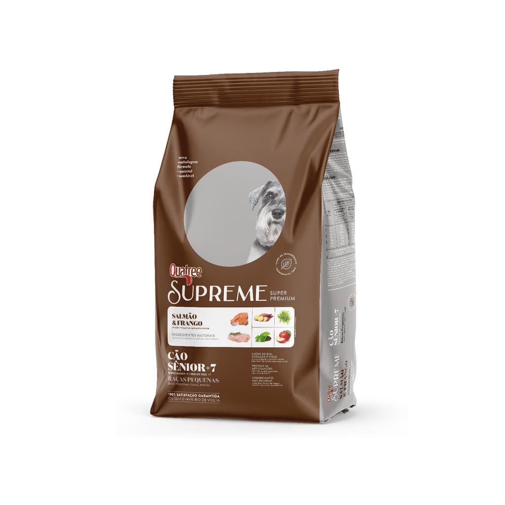 Ração Quatree Supreme Sênior Raças Pequenas 10,1 kg