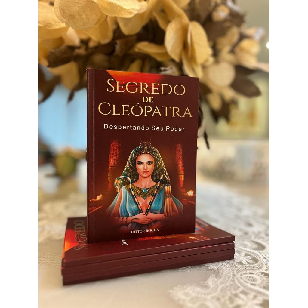 O segredo de Cleópatra versão impressa livro físico