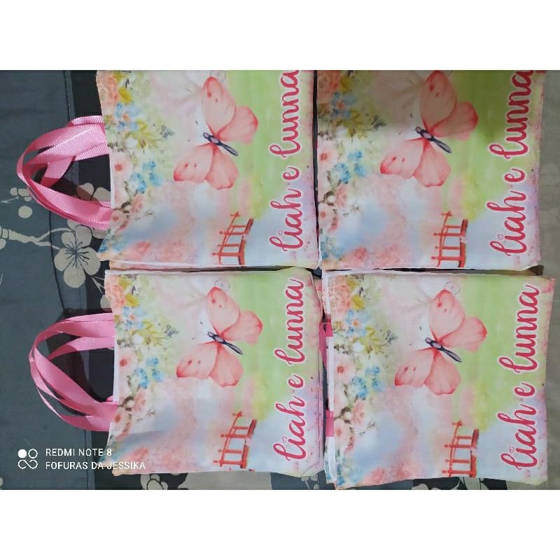 40 Bolsinha personalizadas 20x20