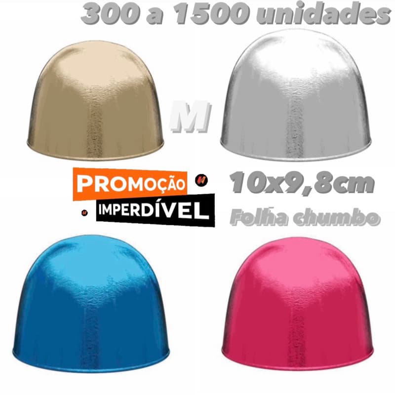 Papel Chumbo para Doces - 300 ~1500 unidades M 10x9,8 cm EMBALAGEM CHUMBO BOMBOM PASCOA 2026