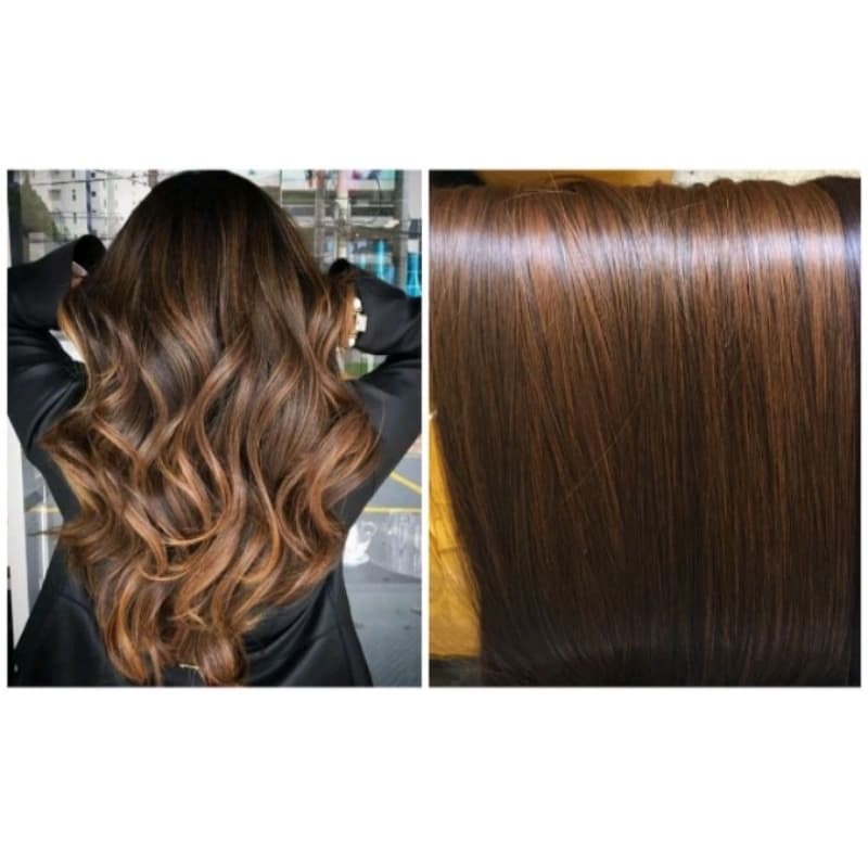 Aplique tic tac morena iluminada 70cm preto com cobre. Temos no liso e ondulado.