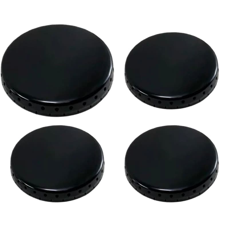 Kit Com 4 Espalhadores Tampinhas Fogão Electrolux Chef 52sm