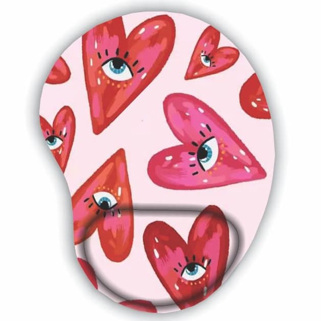 Mouse Pad com APoio de Pulso Olho Grego Desenhos
