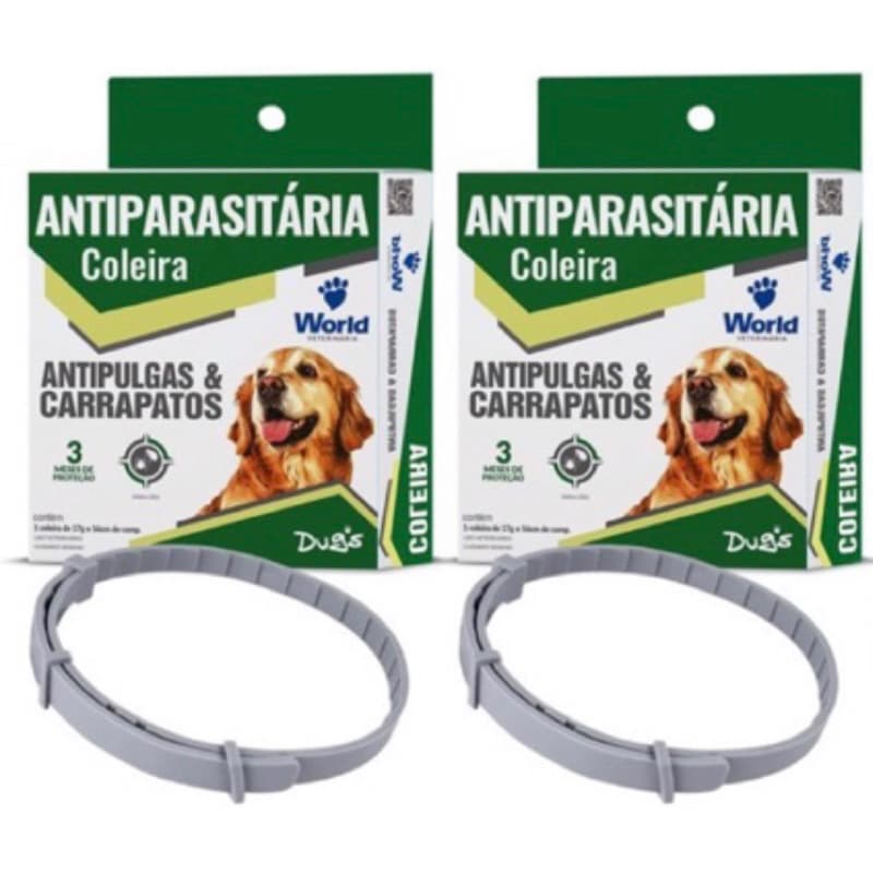 2 Coleiras antiparasitários Dug’s World