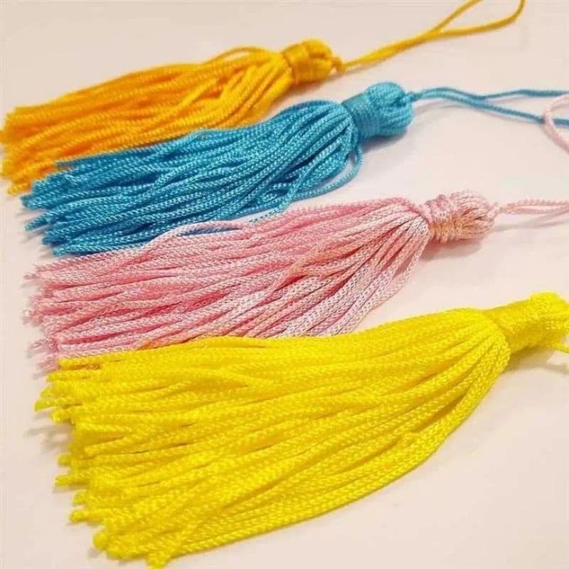Pingente Tassel De Seda - 10 unidades - Varias Cores
