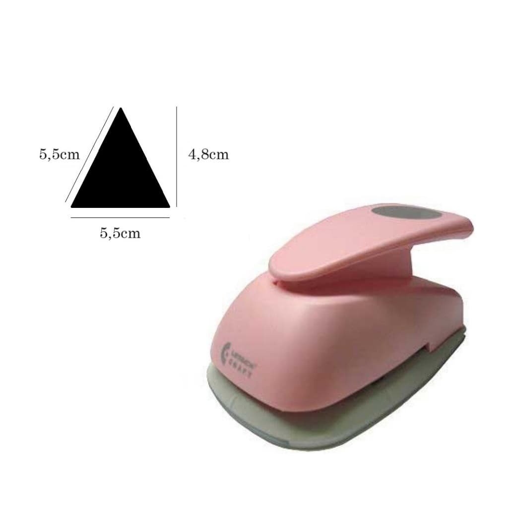 Furador Scrapbook Extra Gigante Para Papel - Triângulo 5,5cm