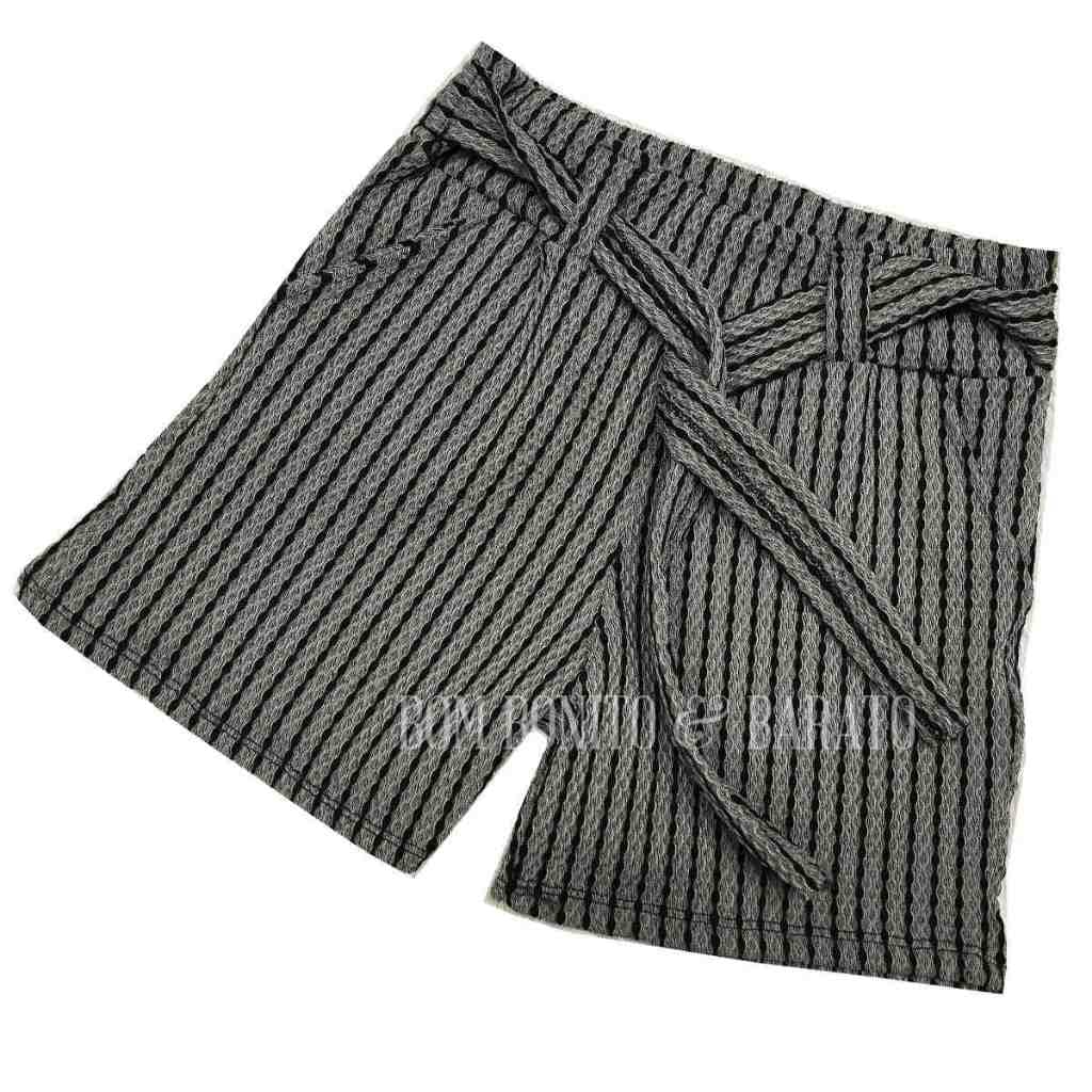 Shorts Feminino Colmeia Casual Com Cinto