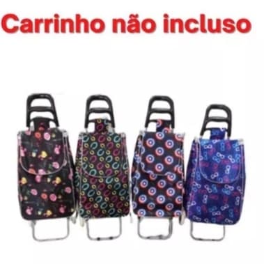 Acessórios para  carrinho  -----A bolsa saco capa para carrinho----B Carrinho de feira Compras