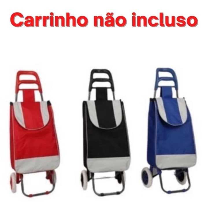 Acessórios para  carrinho  -----A bolsa saco capa para carrinho----B Carrinho de feira Compras