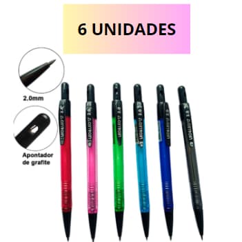 Lapiseira Plus 2.0 Leo&Leo - LEONORA-Kit 6 unidades