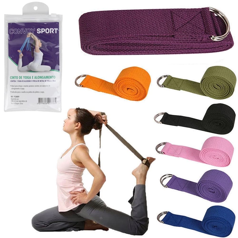 Fita / Cinto de Yoga e Alongamento - Sports Religion