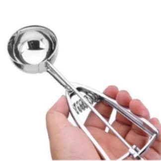 Colher Para Sorvete 23X5cm Equipamento de Cozinha Colheres para Sorvete Praticidade Casa e Decoração Cozinha