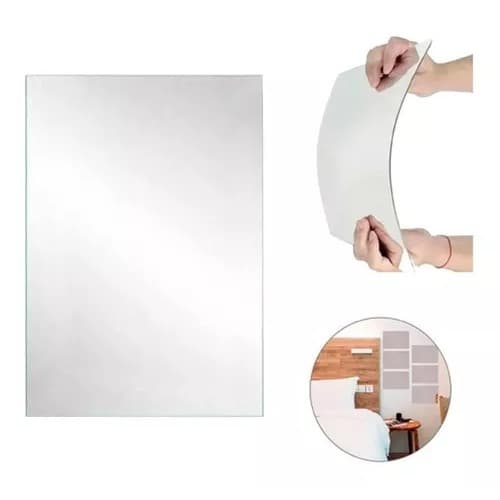 Espelho Decorativo Acrílico Retangular Sua Casa Mais Bonita Espelho 30X20 /30x40 /40X30/35x50 /50X35/ 60x40