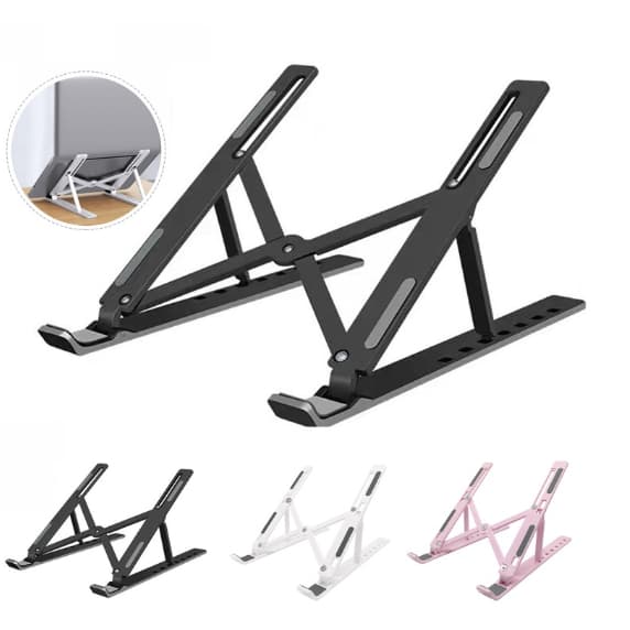 Suporte para Notebook Ergonômico Dobrável Ajustável PLASTICO  PRONTO ENTREGA