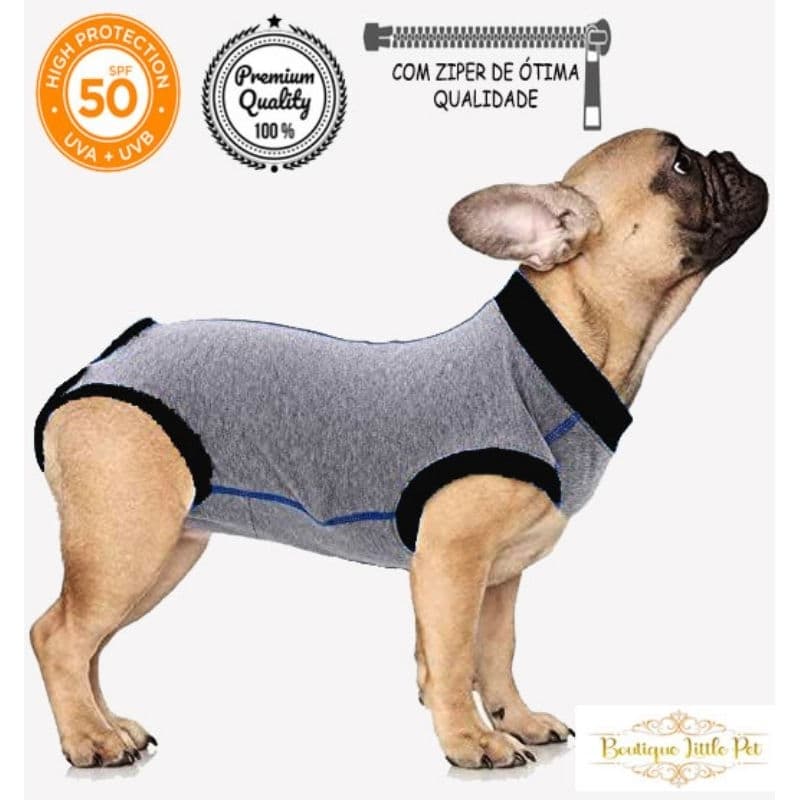 Roupa pós cirurgica unissex  cachorros e gatos, tecido qualidade super Premium, proteção UV - cirurgias e castrações pet