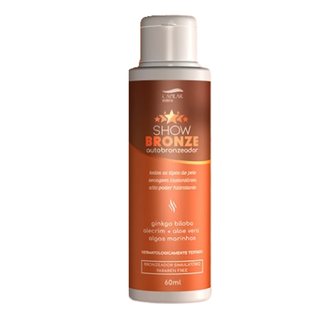 Auto Bronzeador Capilar Essência 60ml Tradicional Show Bronze