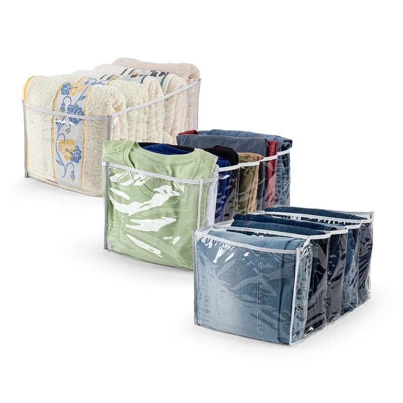 Kit 10 Colmeia Organizadora tamanho G Jeans, Toalhas Closet