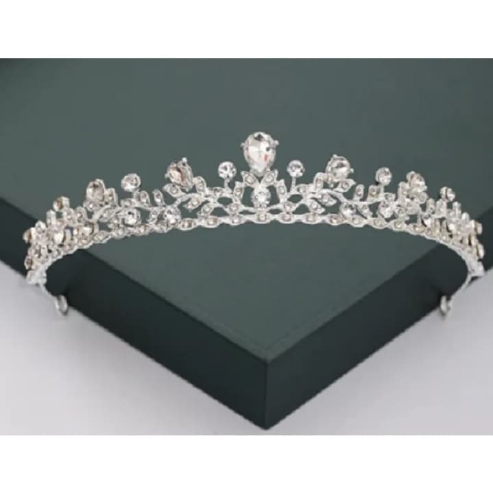 Coroa Tiara Strass Para Noiva Debutante Casamento Miss Tiara de Noiva