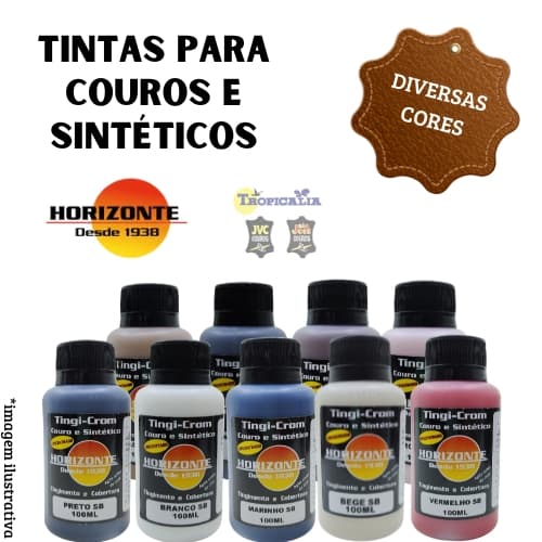 Tinta para couro e sintético Tingicrom Horizonte 100ml