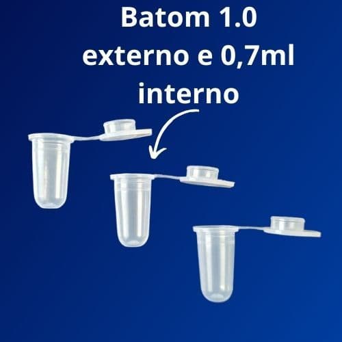 Microtubo Batom 1.0- 1000 unidades-pinos-laboratorio-capsula