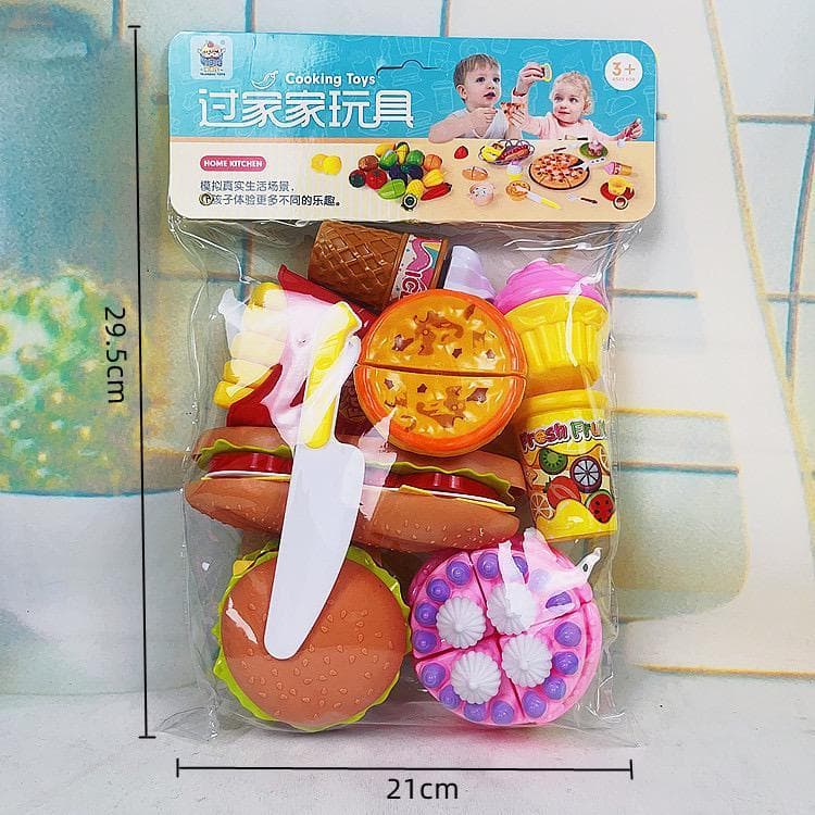 Brinquedo FUTURO ONLINE  infantil de mini kitchen kit de cozinha,doce,frutas