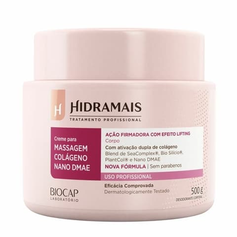 Creme de Massagem Colágeno Nano Dmae 500g Hidramais