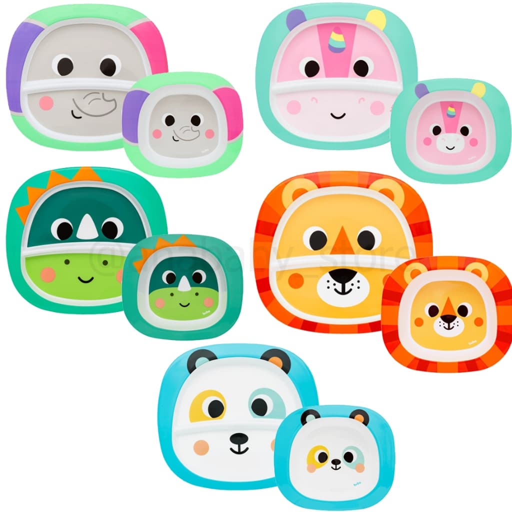Kit Prato Pratinho Divisorias e bowl Novo Lançamento Buba Bubazoo Introdução Alimentar Kit Alimentação