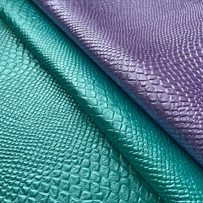 Tecido Corino Lonita Sintético SEREIA Fundo do Mar para Personalizados de Luxo - 50 x 35 cm