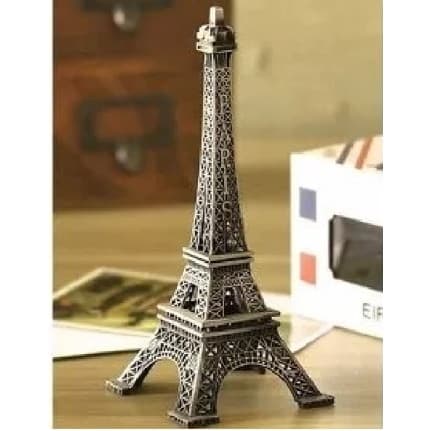 Enfeite Mini Torre Eiffel Metal Paris Decoração 25cm