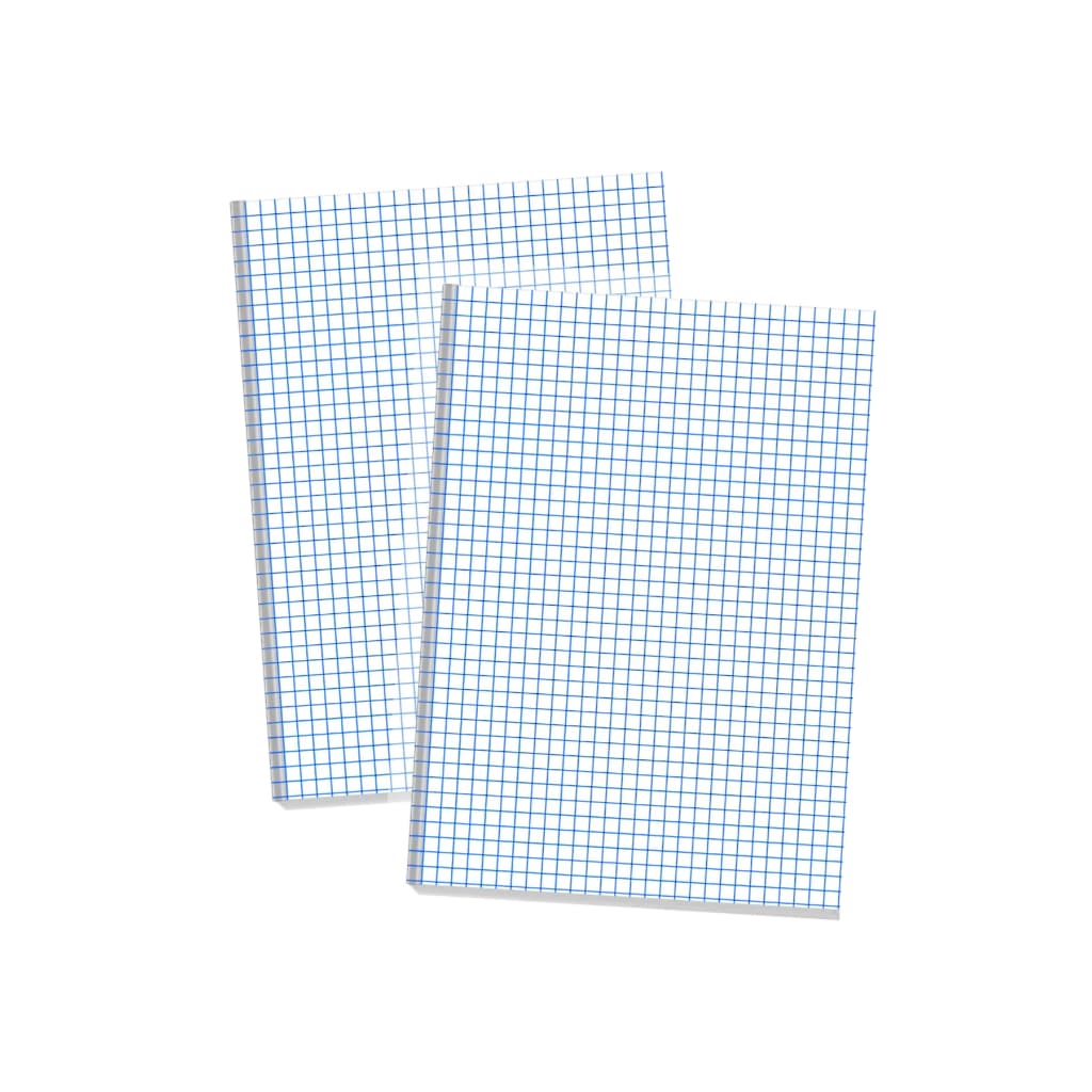 Folhas A4 Papel Almaço Pautado e Quadriculado 0,7 x 0,7 mm (Pacote 10 Folhas) - Panamericana